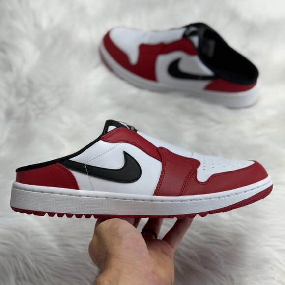 Nike Jordan 1 Mule Golf Chicago Mens FJ1214-101 VNDS Sz 10
